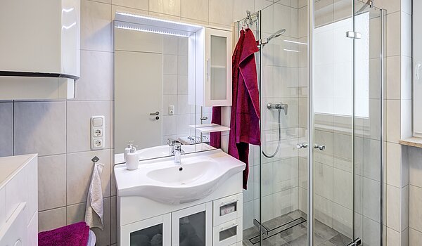 フラット 部屋数 1 部屋 | Karlsfeld | 70460 | Badezimmer