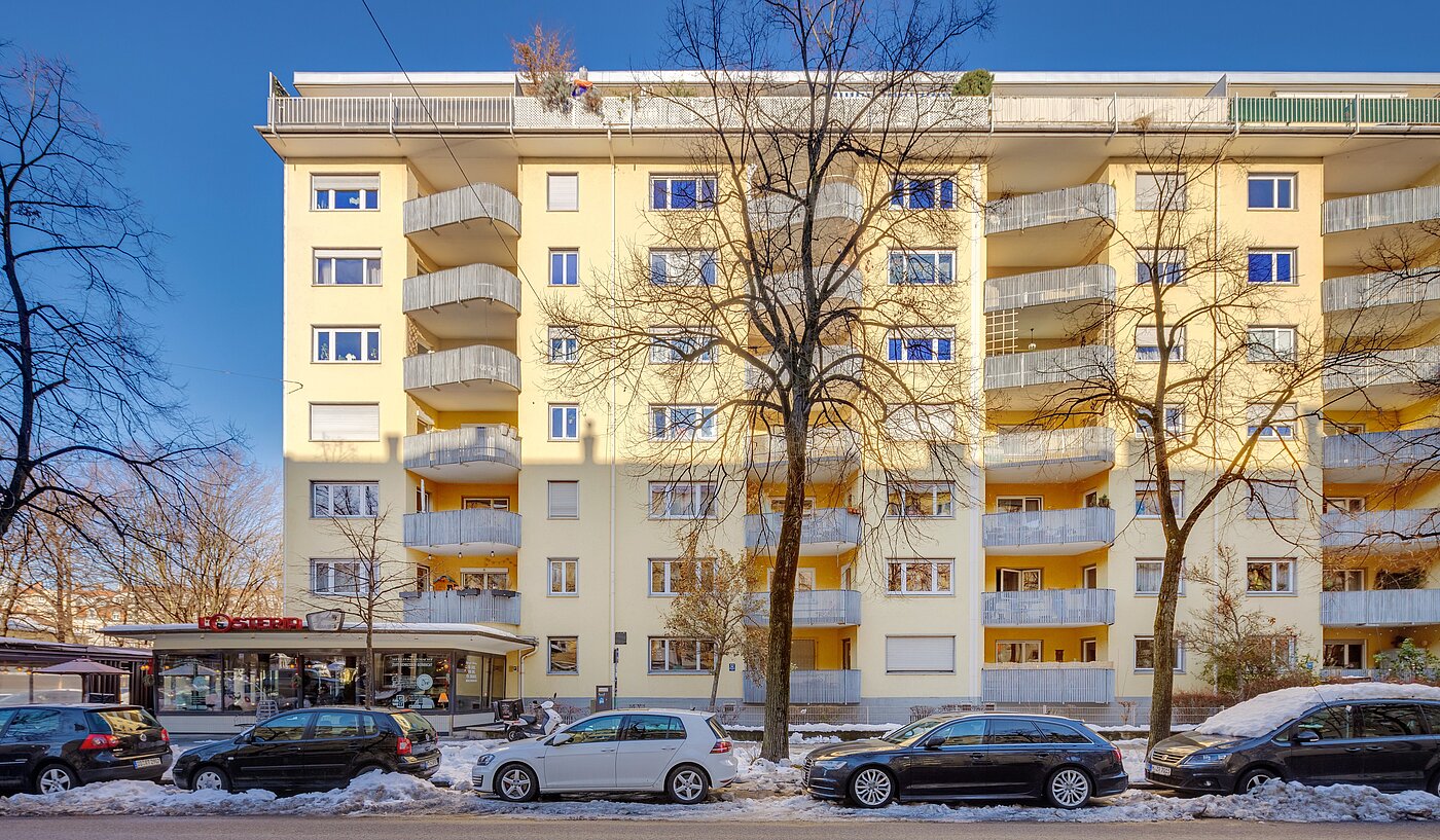 フラット 部屋数 2 部屋 | München-Schwabing | 70096 | Hausansicht Elisabethstraße