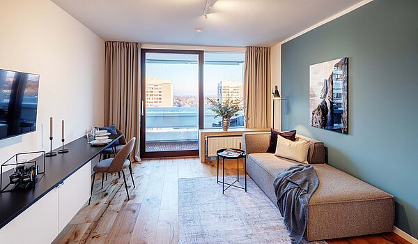 フラット 部屋数 1 部屋 | München-Bogenhausen | 70457 | Zugang zur Loggia