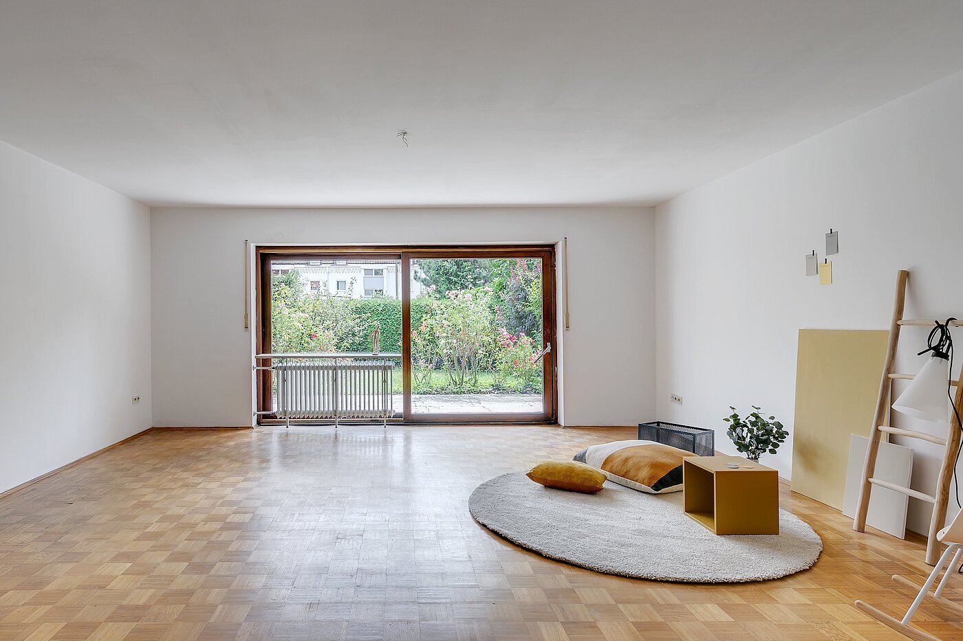 センターハウス 部屋数 5 部屋 | München-Obermenzing | 1907ML6 | Sonniges Wohnzimmer