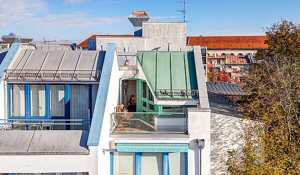 フラット 部屋数 1 部屋 | München-Maxvorstadt | 70165 | Über den Dächern von...