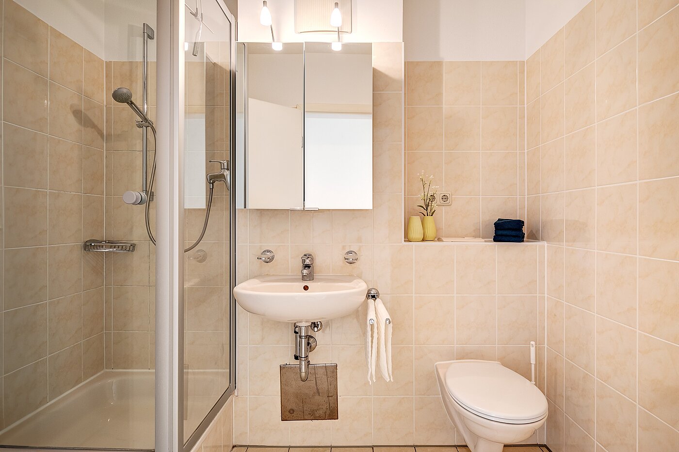 フラット 部屋数 4 部屋 | 1709ML3 | Duschbad mit Gäste-WC