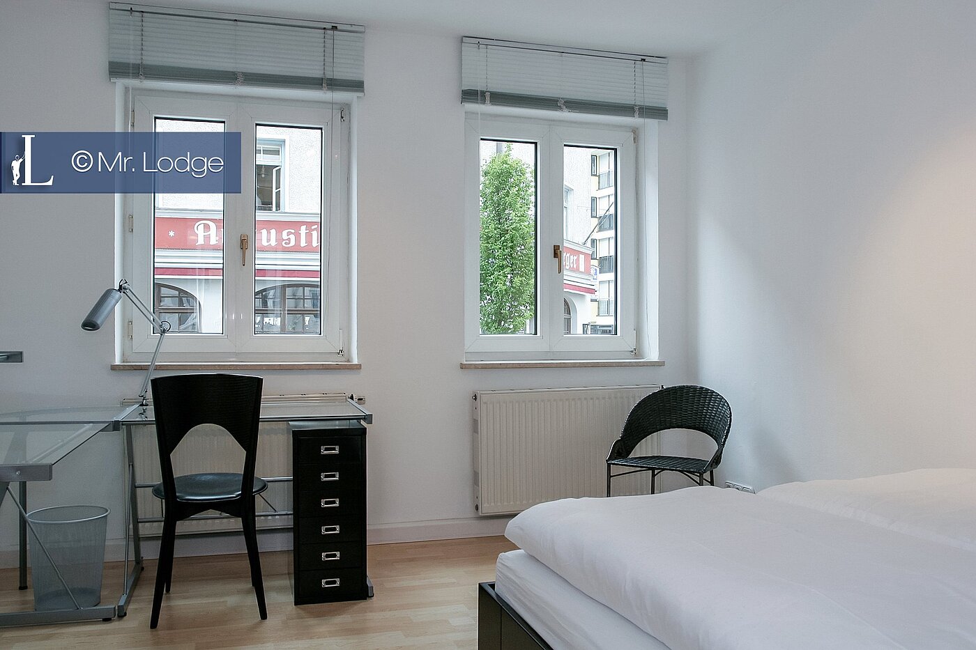 フラット 部屋数 2 部屋 | München-Isarvorstadt | 1709ML2 | Schlafzimmer / Arbeitsbereich