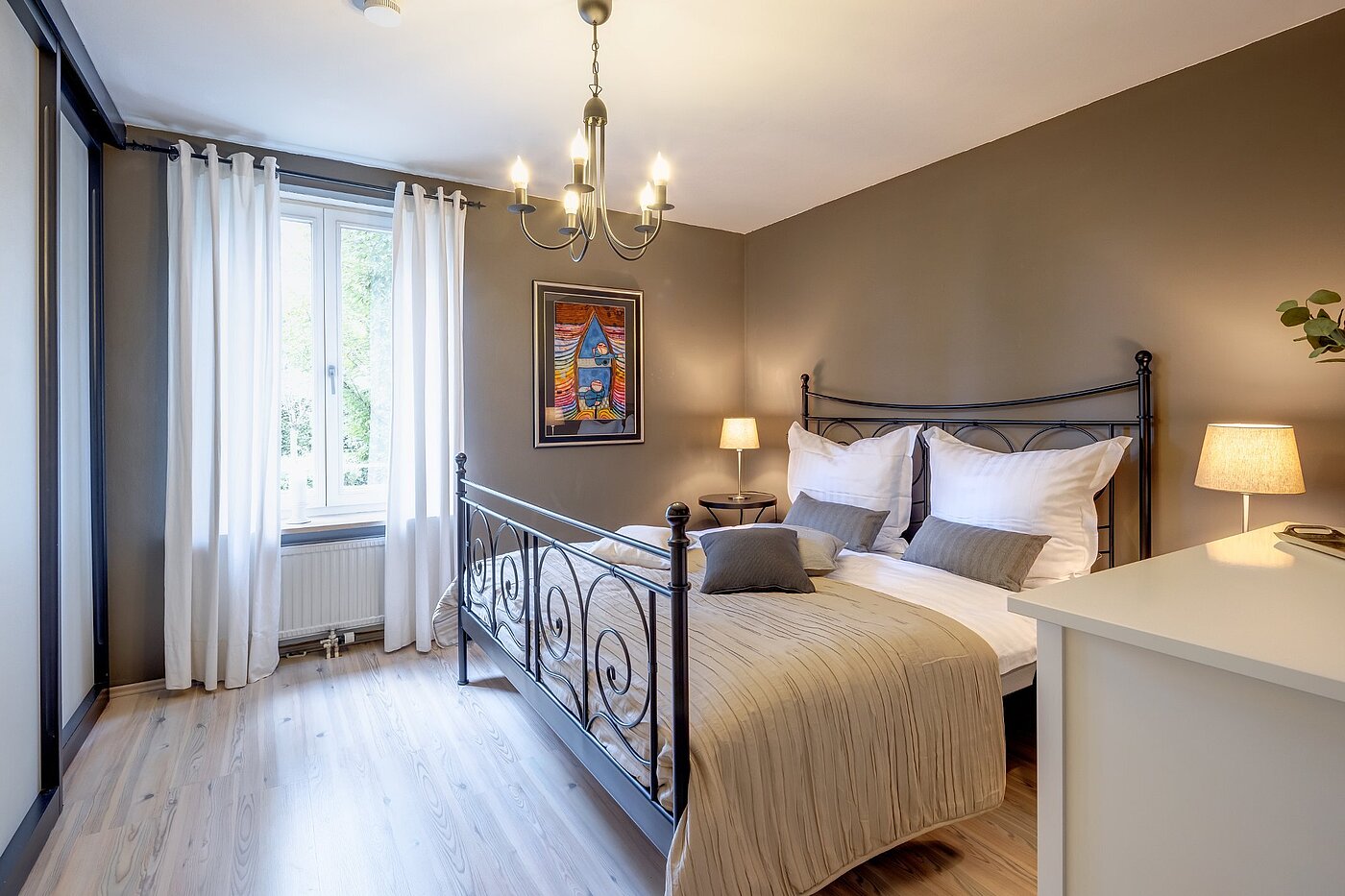 フラット 部屋数 2 部屋 | München-Nymphenburg | 2107ML3 | Das Schlafzimmer...