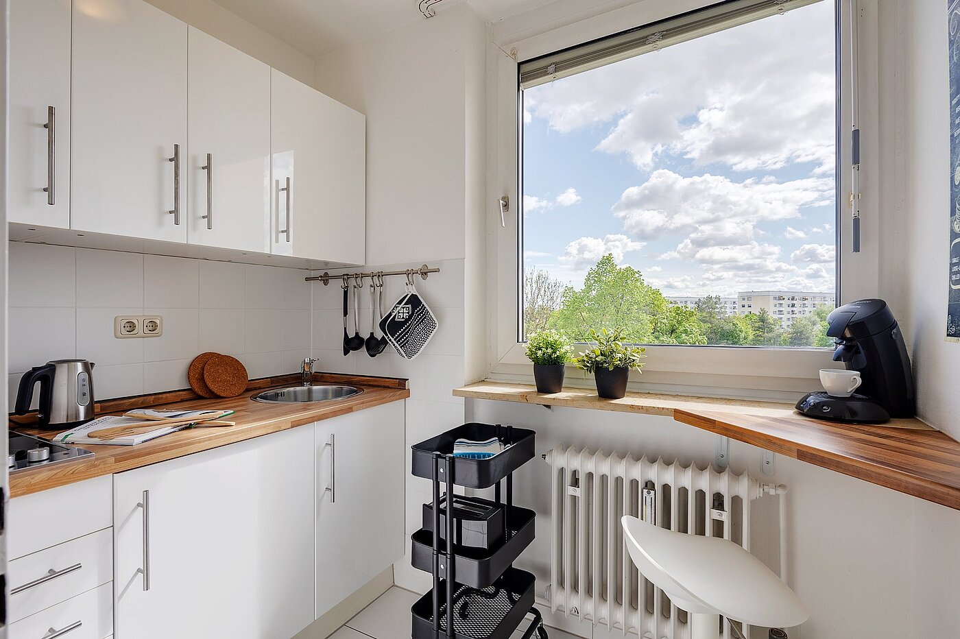 フラット 部屋数 1 部屋 | München-Oberföhring | 2104ML2 | Die Küche optimal genutzt