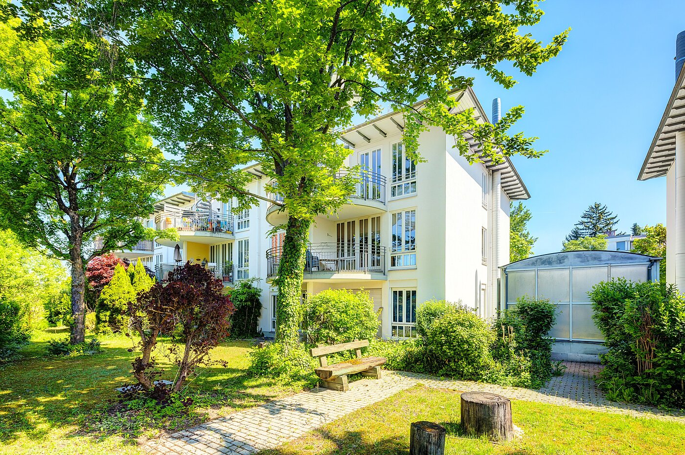 フラット 部屋数 2.5 部屋 | München-Fasangarten | 702211 | ...der Gartenseite