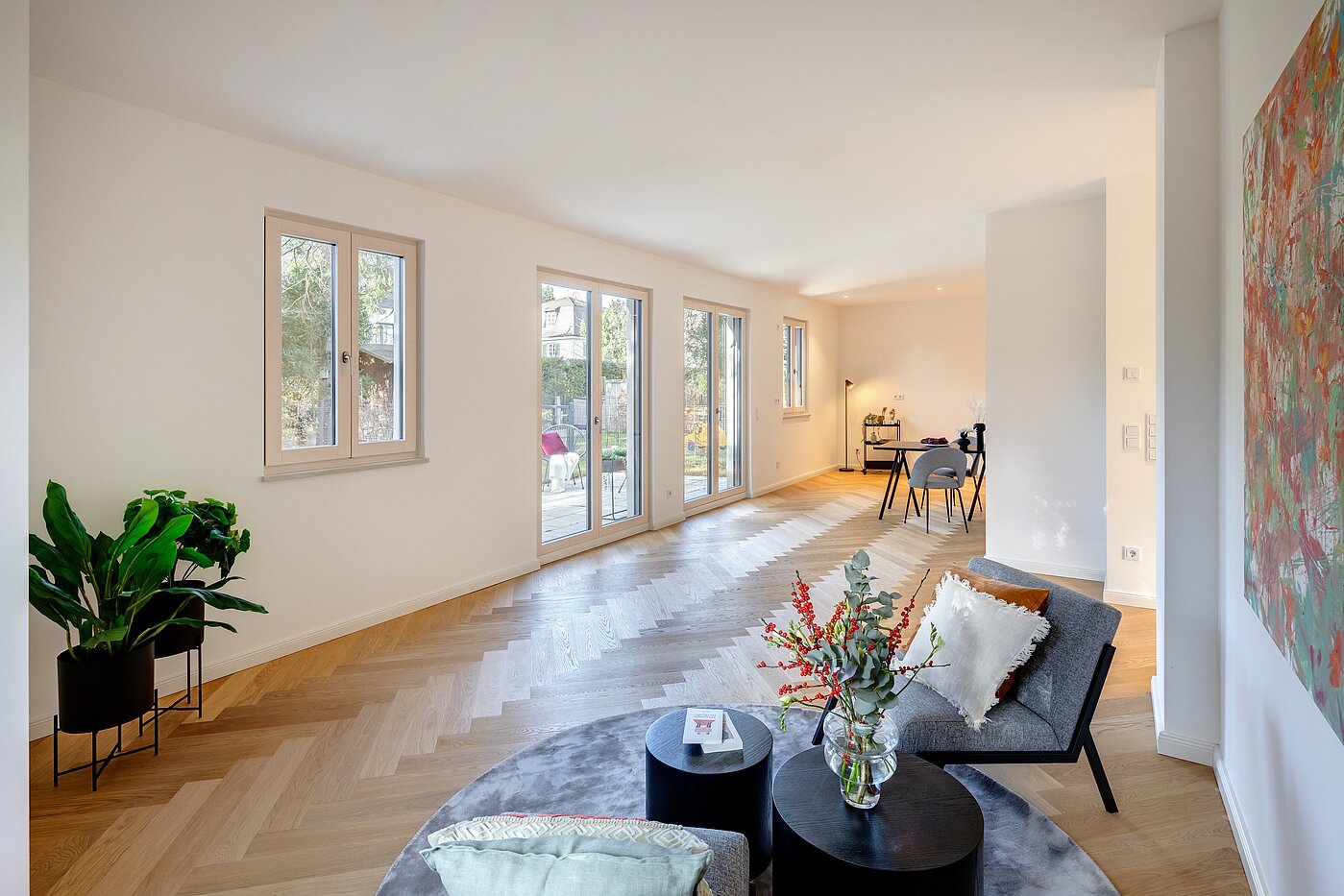 Terrassenwohnung 部屋数 3 部屋 | München-Harlaching | 70371 | Lichtdurchflutet