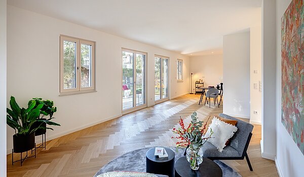 Terrassenwohnung 部屋数 3 部屋 | München-Harlaching | 70371 | Lichtdurchflutet