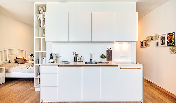 Apartment 部屋数 1.5 部屋 | München-Neuhausen | 70444 | ....Küche - harmonisch...