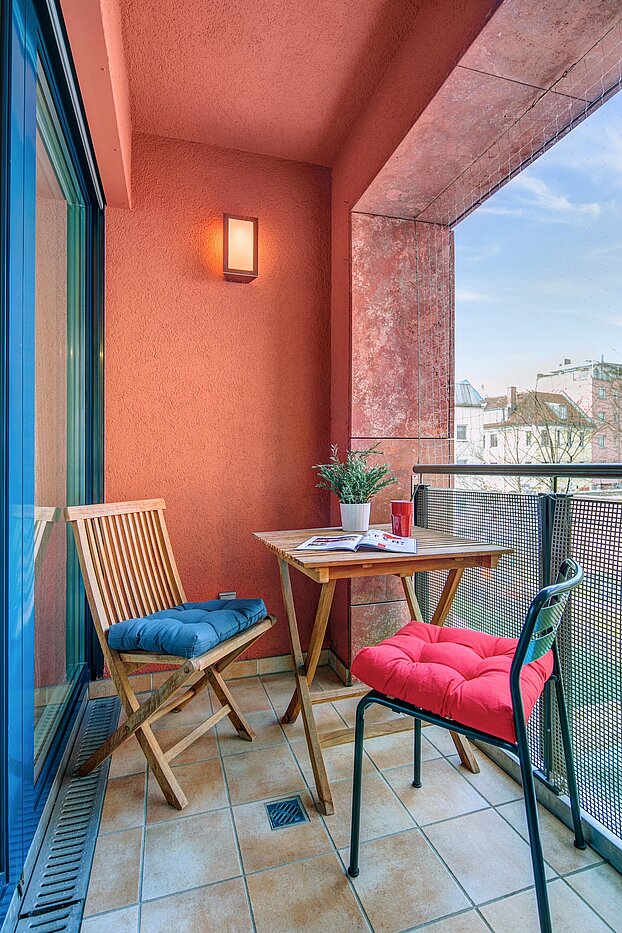 フラット 部屋数 1.5 部屋 | München-Schwabing | 70392 | Loggia