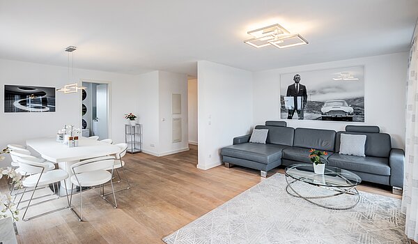 Penthouse 部屋数 3 部屋 | München-Riem | 70468 | Wohnzimmer mit Küche