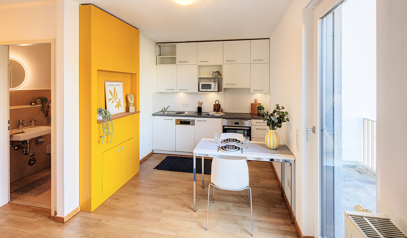 Apartment 部屋数 1 部屋 | München-Ramersdorf | 70415 | Küche / Essbereich