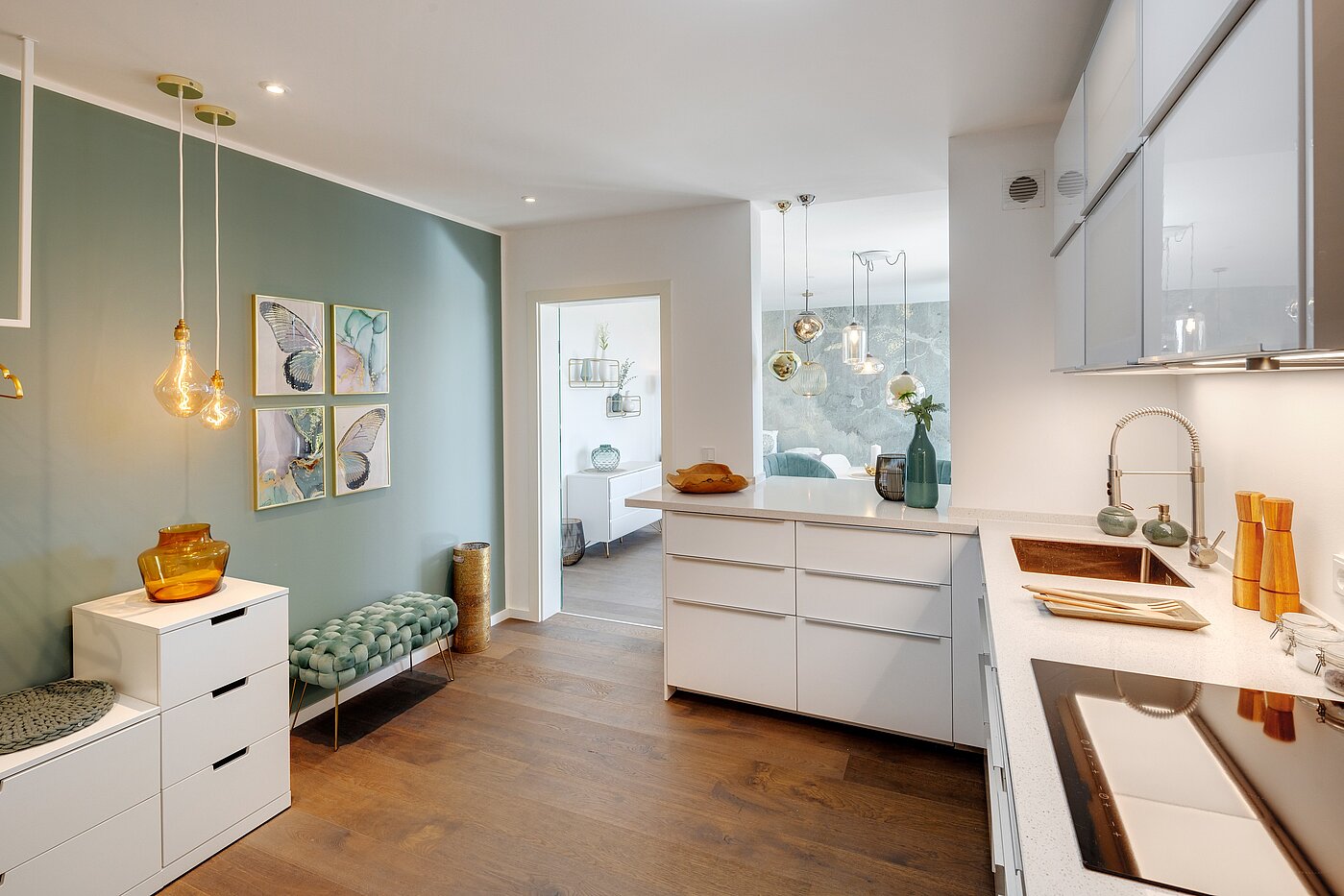 フラット 部屋数 3 部屋 | München-Sendling | 70167 | ...mit Durchreiche ins Wohnzimmer