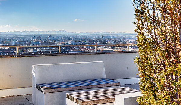 Apartment 部屋数 1.5 部屋 | München-Neuhausen | 703131 | Dachterrasse mit 360° Panorama