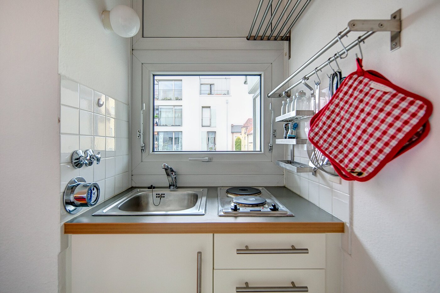 フラット 部屋数 1 部屋 | München-Neuhausen | 1911ML8 | Küche mit Aussicht