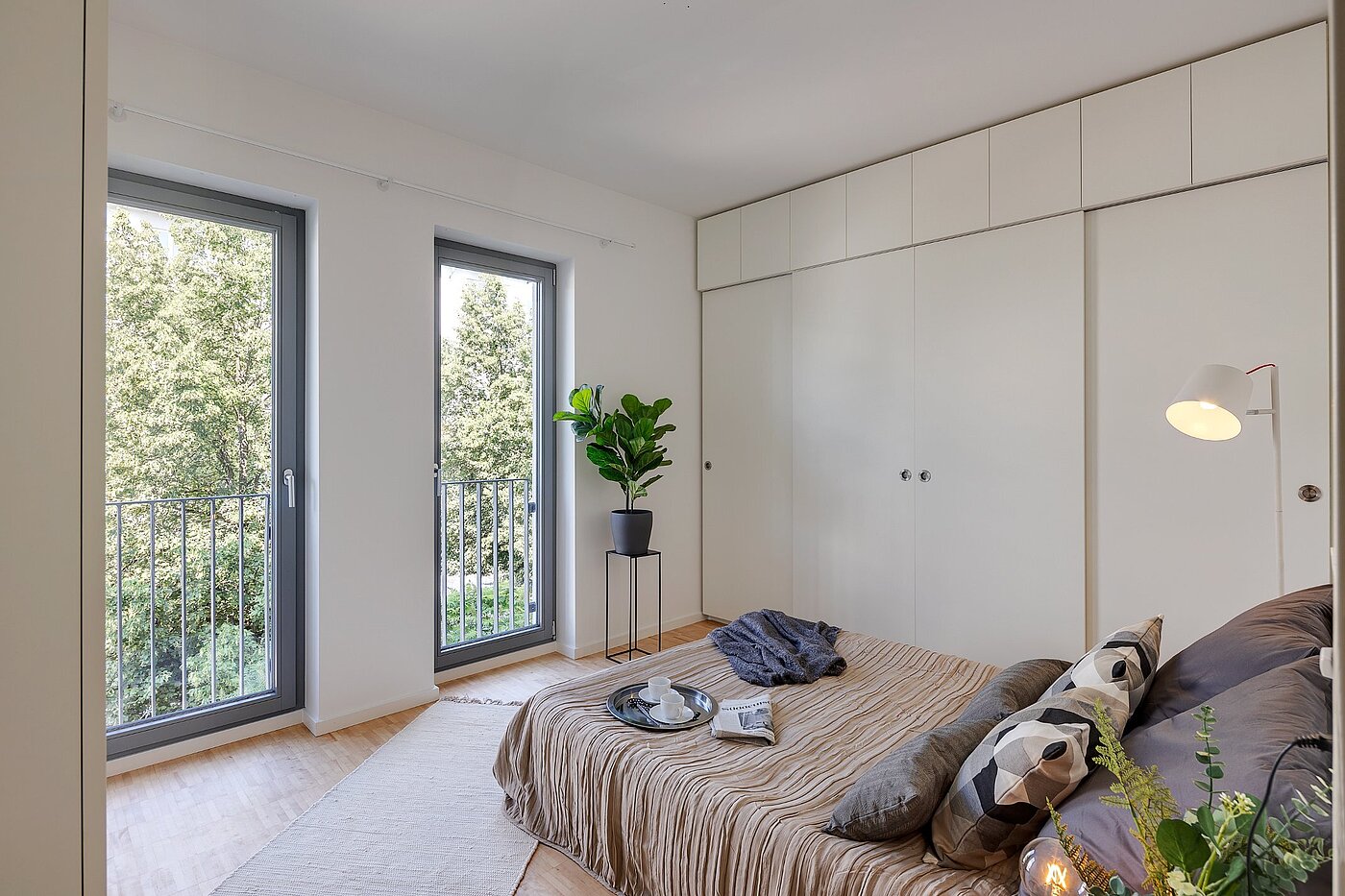 フラット 部屋数 2 部屋 | München-Thalkirchen | 2107ML2 | Auch das Schlafzimmer sehr ...