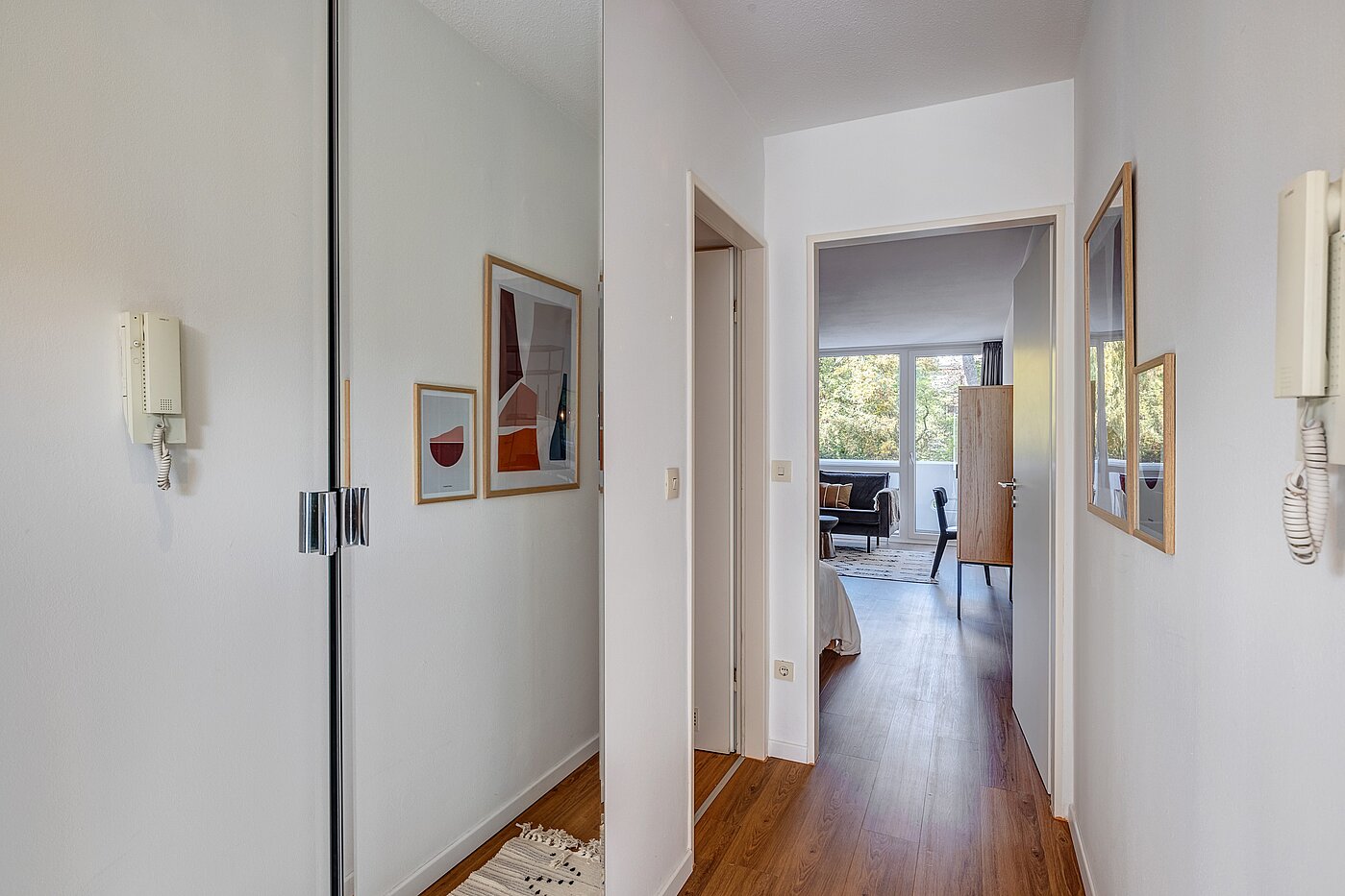 フラット 部屋数 1 部屋 | München-Maxvorstadt | 700022 | Flur Richtung Wohnbereich