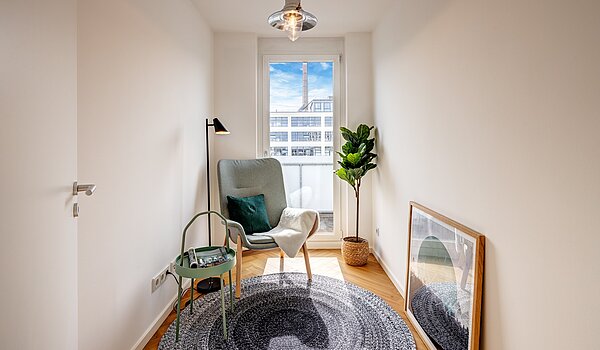 フラット 部屋数 2.5 部屋 | München-Schwanthalerhöhe | 2210ML2 | Arbeitszimmer mit Terrassenzugang