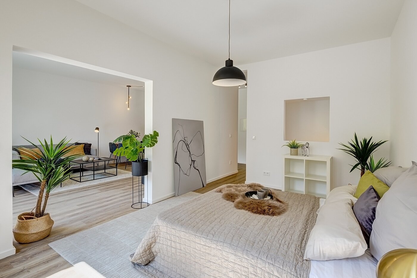 フラット 部屋数 2.5 部屋 | München-Obermenzing | 700191 | ...mit Schiebetür zum Wohnzimmer