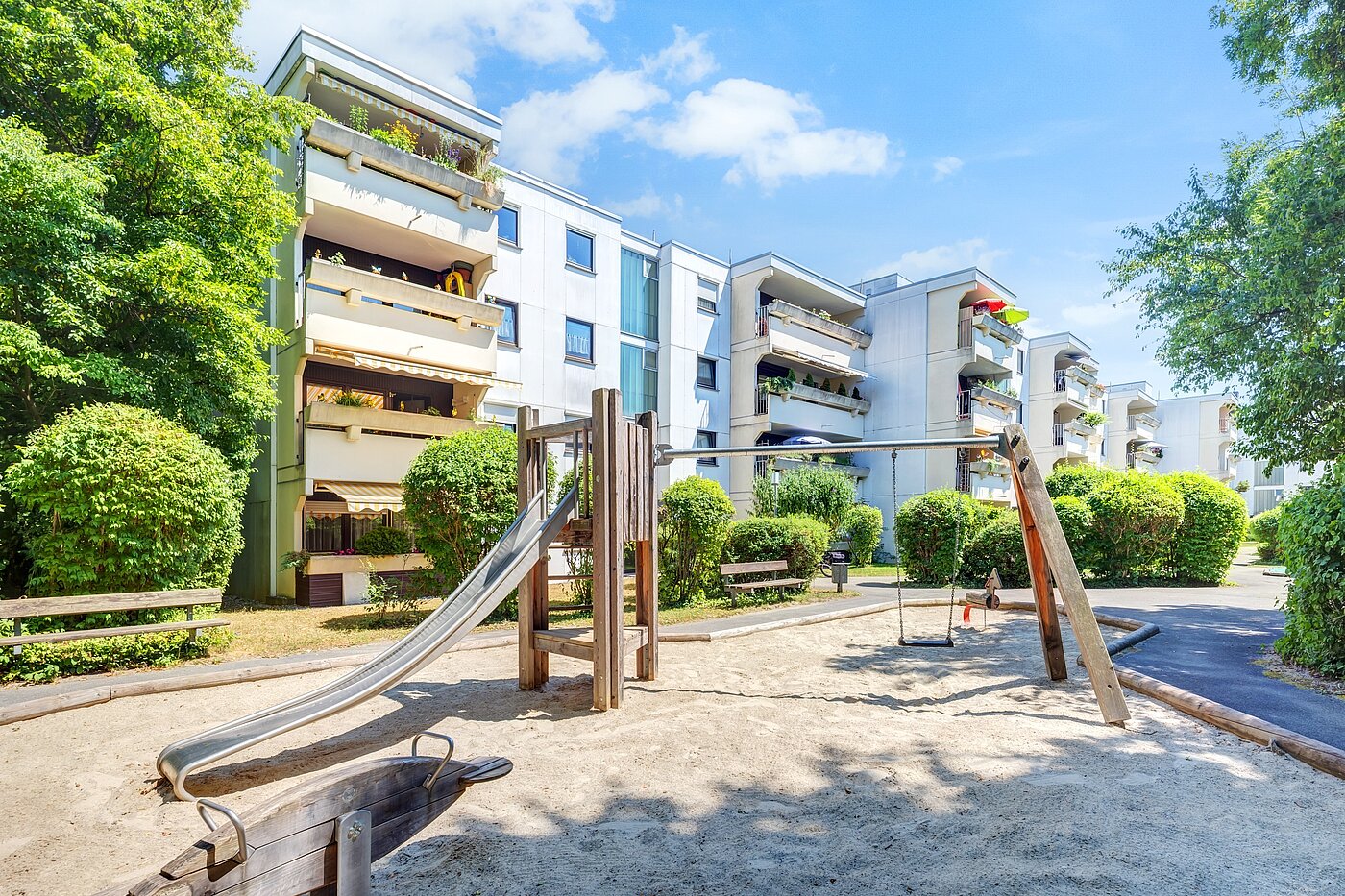 フラット 部屋数 2 部屋 | München-Obersendling | 701825 | Innenhof