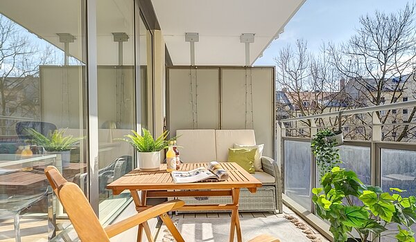 フラット 部屋数 2 部屋 | München-Maxvorstadt | 70001 | Sonniger Süd-Balkon
