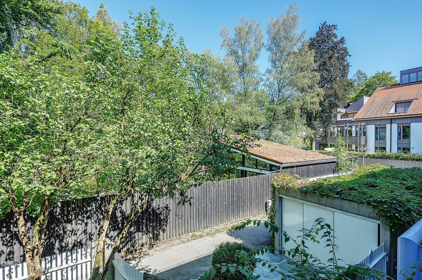 フラット 部屋数 3 部屋 | München-Harlaching | 1908ML6 | Ausblick vom Schlafzimmer