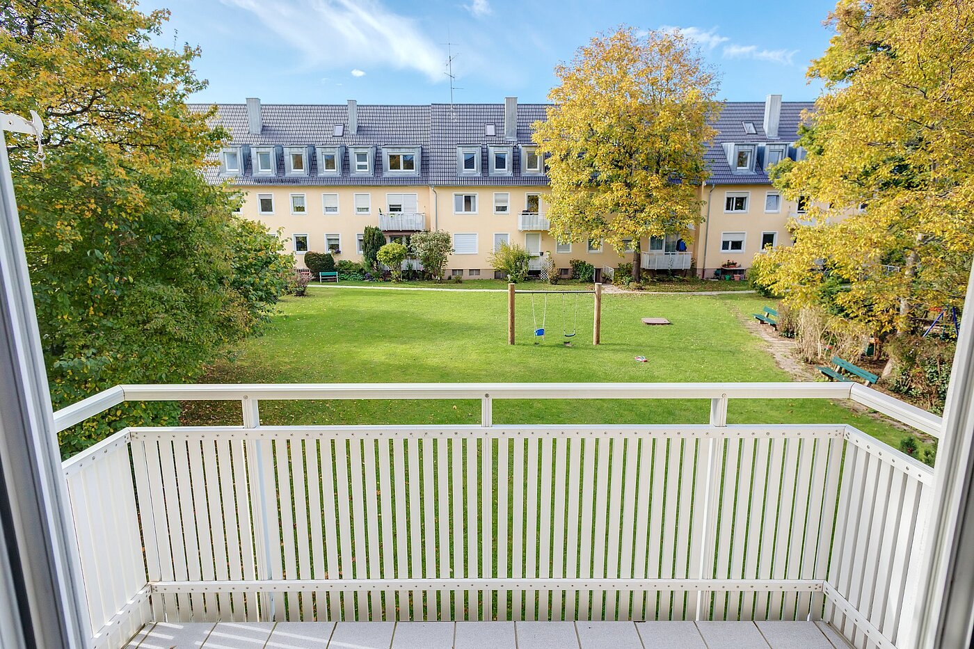 フラット 部屋数 3 部屋 | München-Untergiesing | 1909ML6 | Aussicht vom Balkon