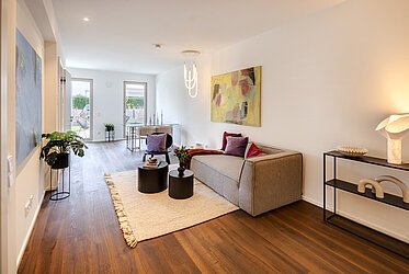 Harlaching:最初の入居 - 一等地の2ルームフラット