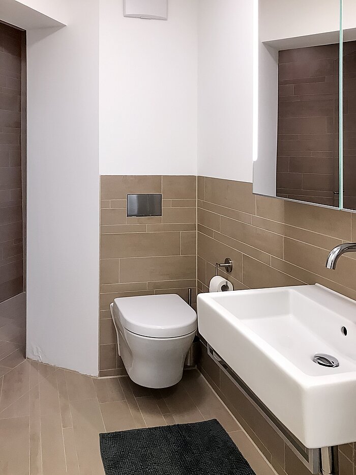 フラット 部屋数 1.5 部屋 | München-Lehel | 70149 | ...gestalteten Bad