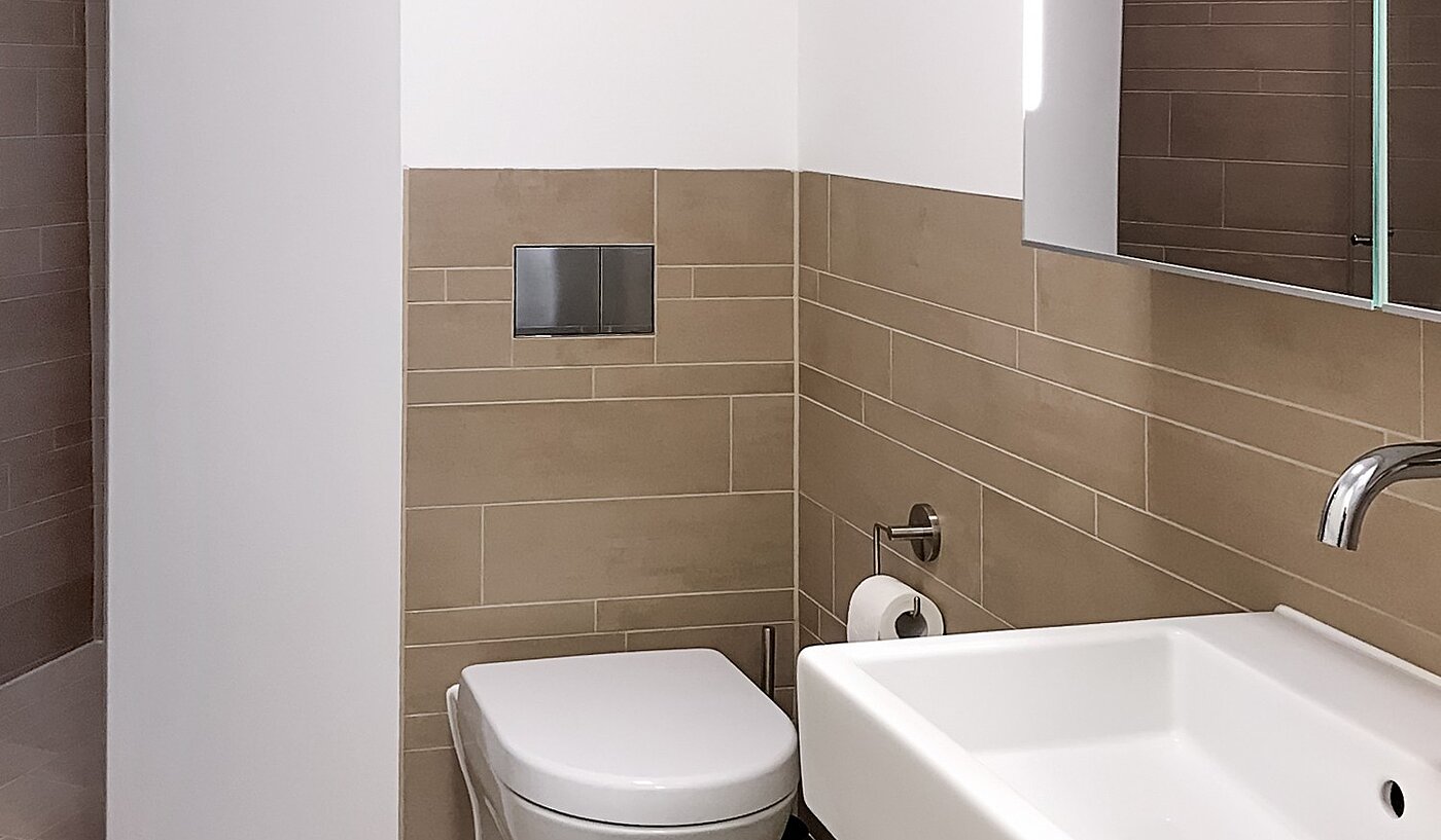 フラット 部屋数 1.5 部屋 | München-Lehel | 70149 | ...gestalteten Bad