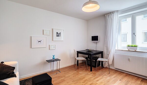 フラット 部屋数 2 部屋 | München-Maxvorstadt | 70398 | Wohnbereich