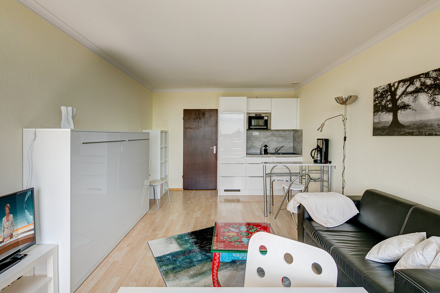 Apartment 部屋数 1 部屋 | München-Haidhausen | 70275 | Wohn- und Schlafbereich