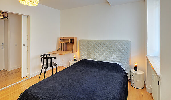 フラット 部屋数 3 部屋 | München-Haidhausen | 70447 | Gemütliches Bett