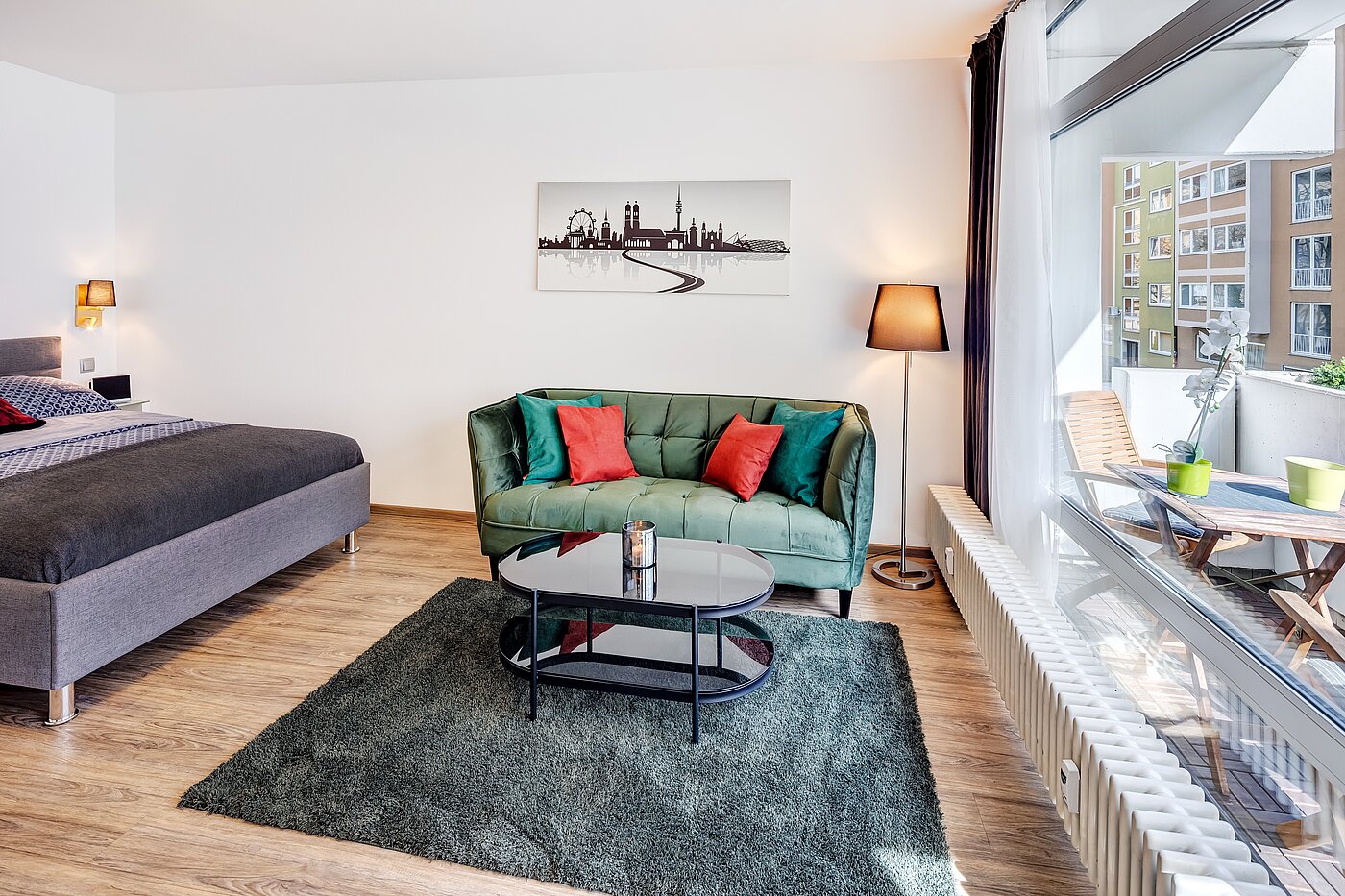 フラット 部屋数 1 部屋 | München-Ludwigsvorstadt | 70176 | ...und einem grünen Sofa