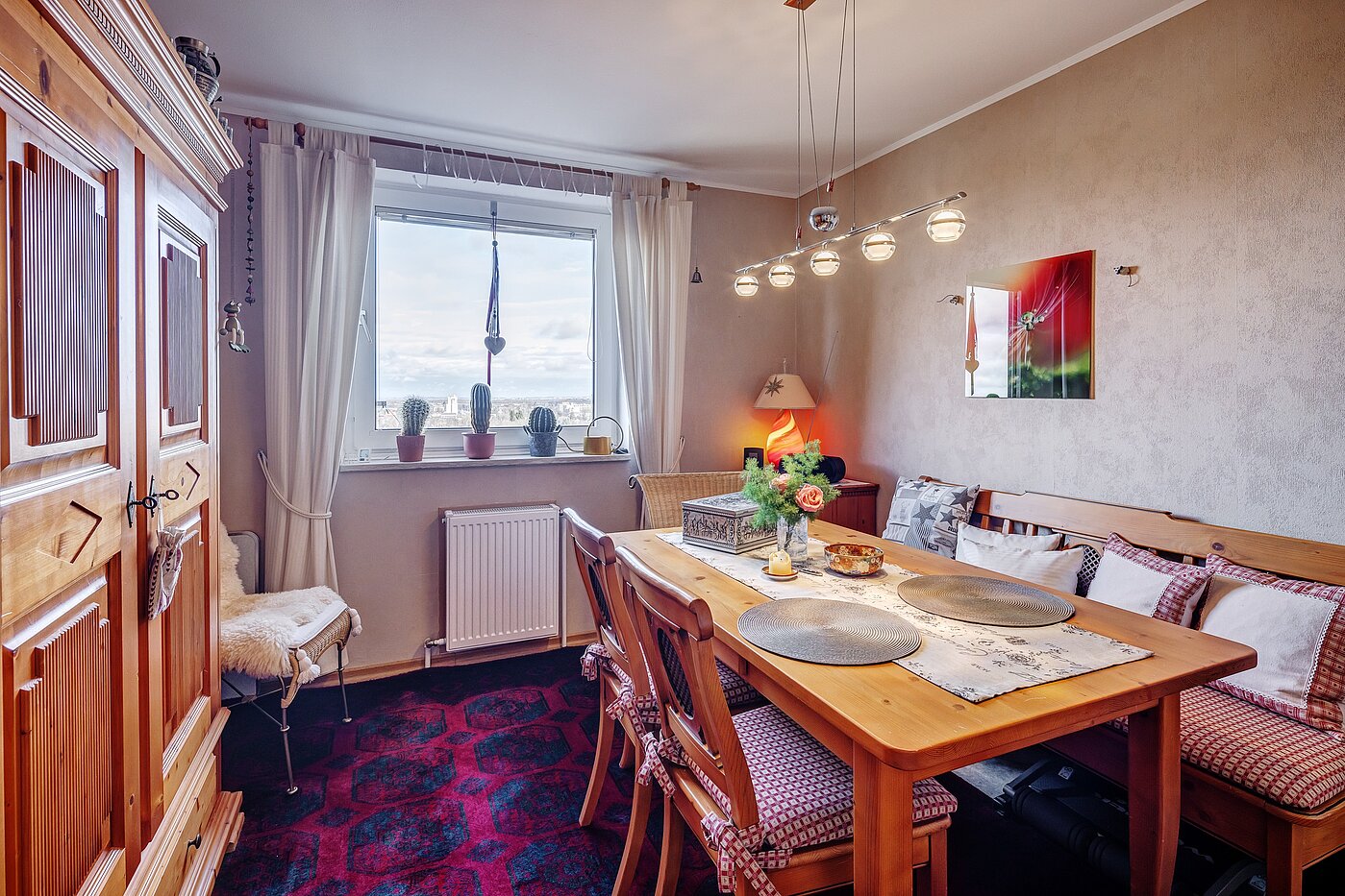 フラット 部屋数 3 部屋 | München-Feldmoching | 2201ML2 | Hier das Esszimmer...