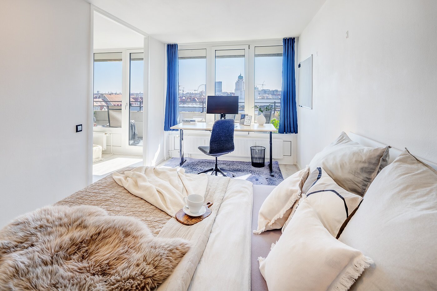 フラット 部屋数 2 部屋 | München-Haidhausen | 70214 | Arbeitsplatz am Fenster