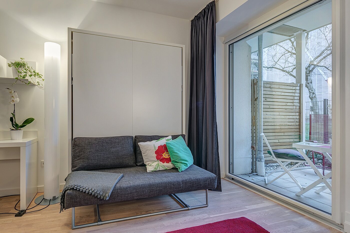 フラット 部屋数 1 部屋 | München-Bogenhausen | 2301ML3 | Praktisch verstecktes Wandklappbett