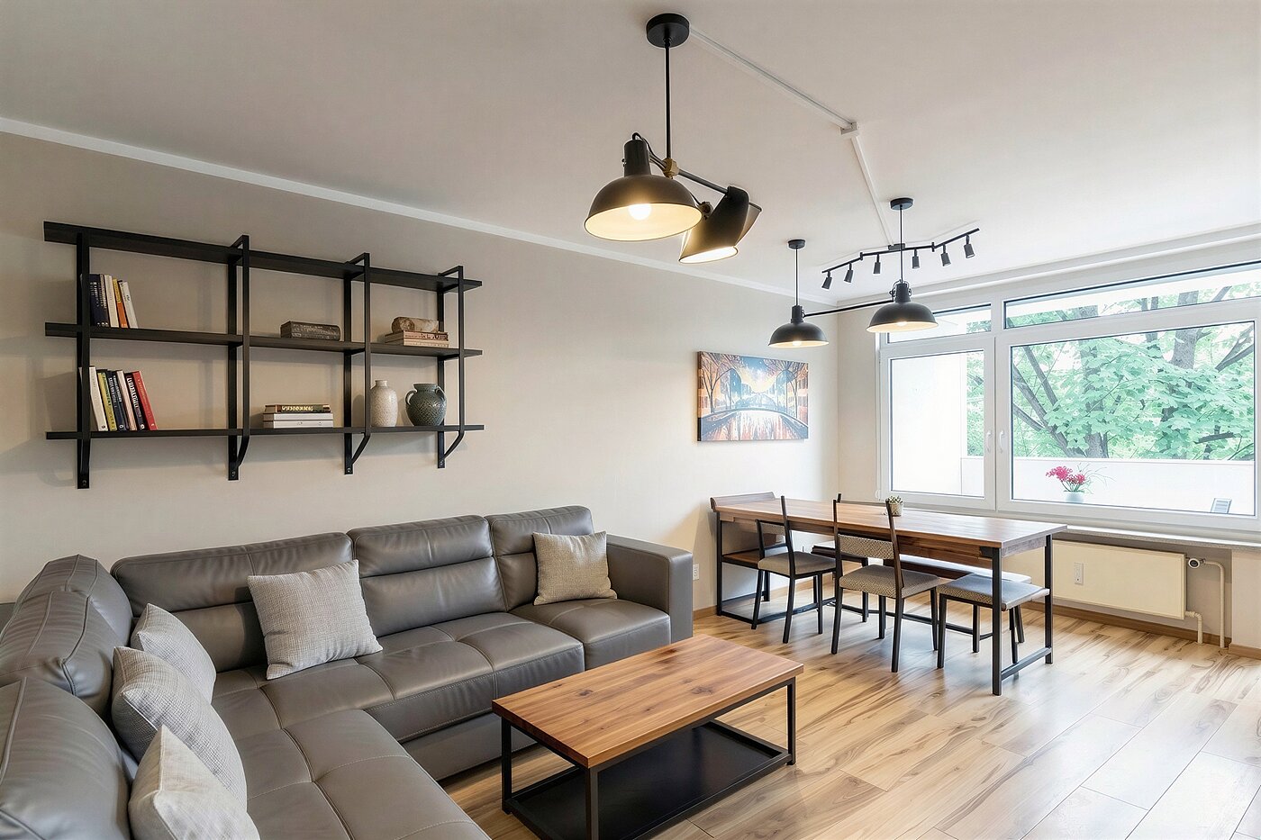 フラット 部屋数 4 部屋 | München-Aubing | 70276 | KI-generiertes Möblierungsbeispiel