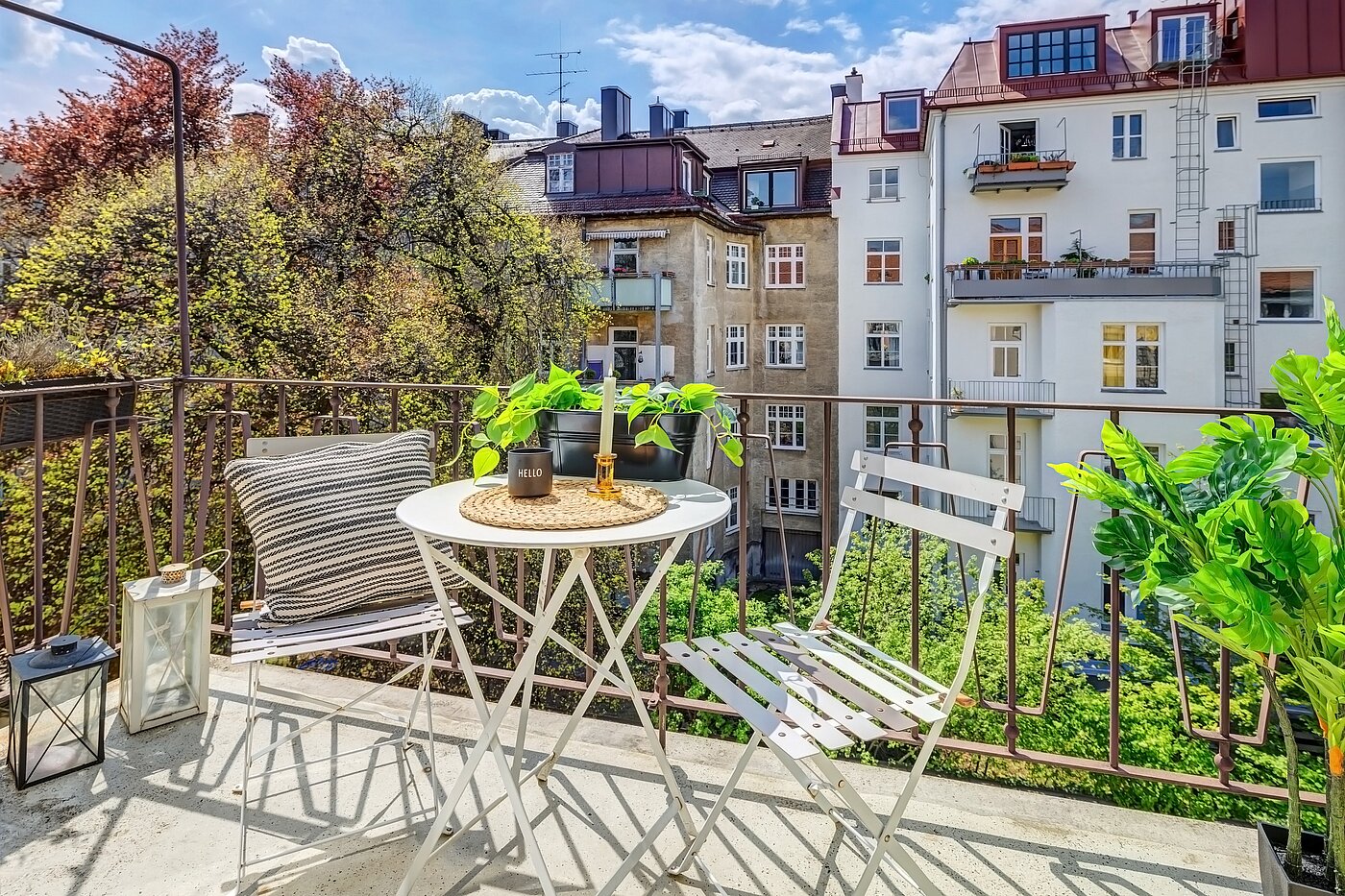 フラット 部屋数 1.5 部屋 | München-Schwabing | 70014 | Sonniger Balkon