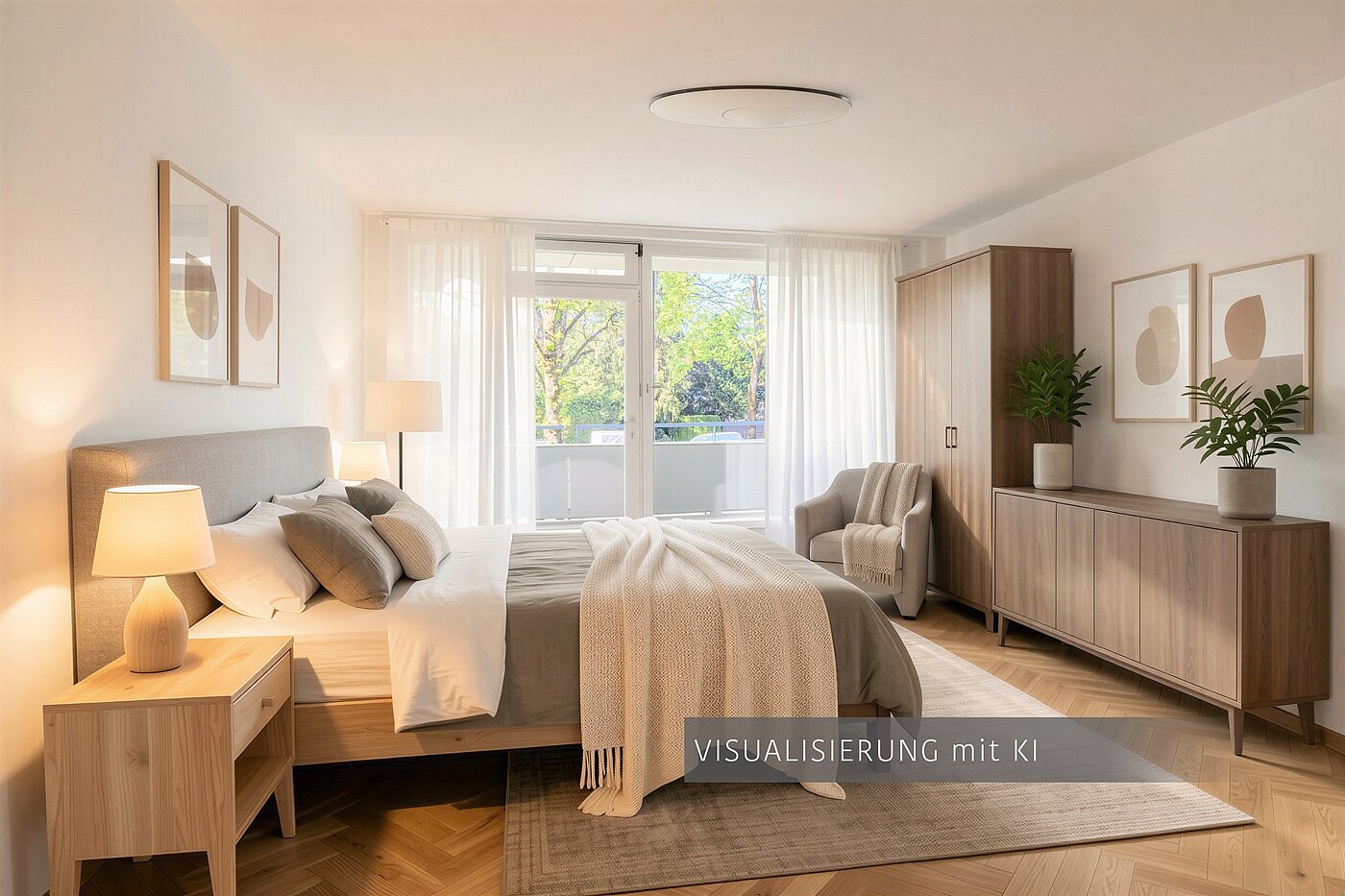 フラット 部屋数 3.5 部屋 | München-Bogenhausen | 703052 | Visualisierung mit KI