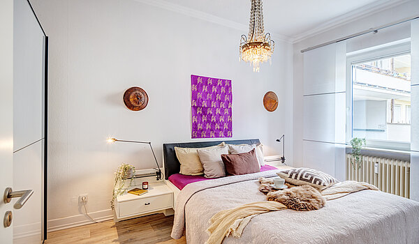 フラット 部屋数 2 部屋 | München-Schwabing | 70394 | Schlafzimmer