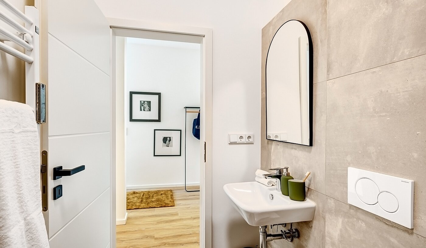 フラット 部屋数 2.5 部屋 | München-Obermenzing | 700191 | ...mit Handtuchheizkörper