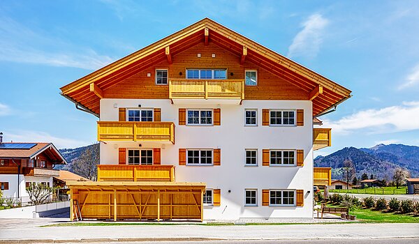 フラット 部屋数 2 部屋 | Bad Wiessee | 700942 | Südansicht des Mehrfamilienhauses