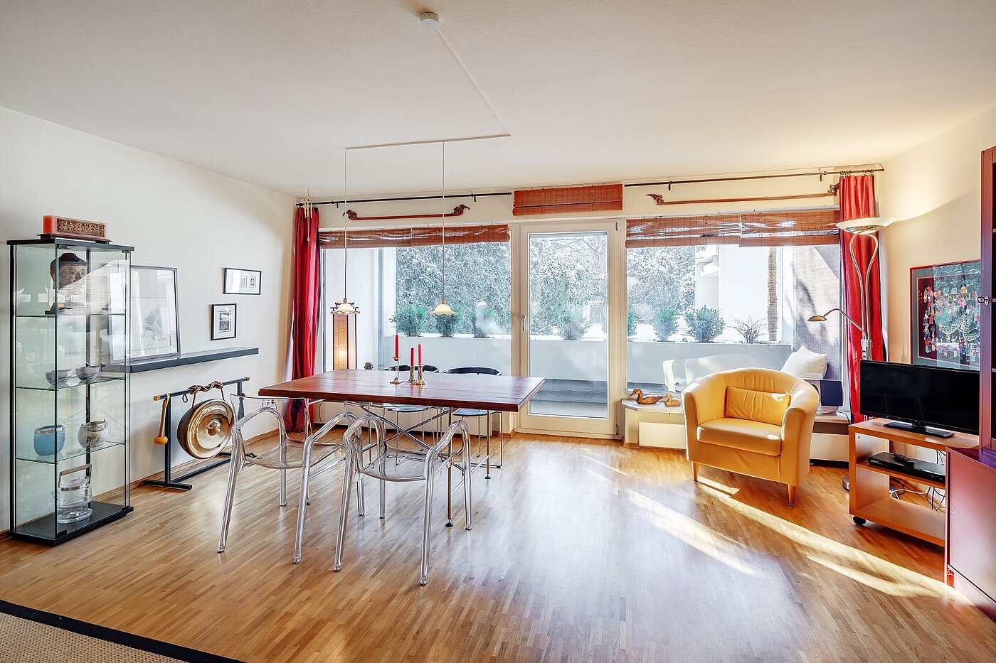 フラット 部屋数 2 部屋 | München-Nymphenburg | 2101ML6 | Breite Fensterfront zur...
