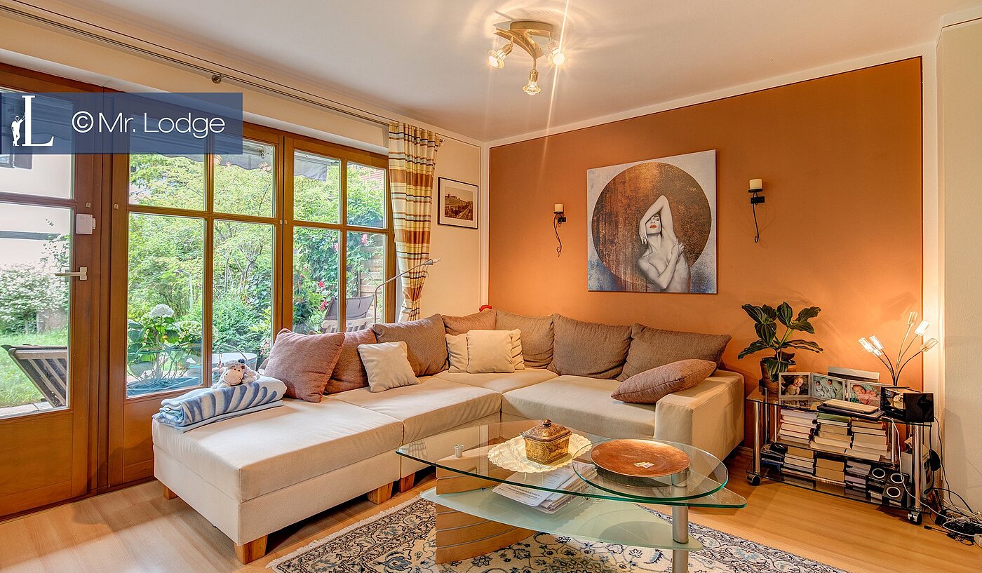 フラット 部屋数 2 部屋 | München-Lochhausen | 1706ML1 | Helles Wohnzimmer