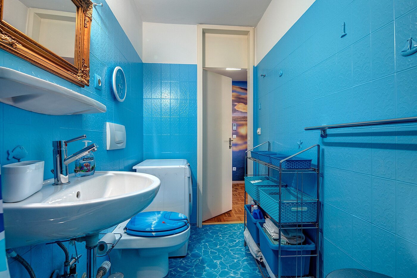 フラット 部屋数 1.5 部屋 | München-Sendling-Westpark | 2207ML4 | Meerblaues Badezimmer...