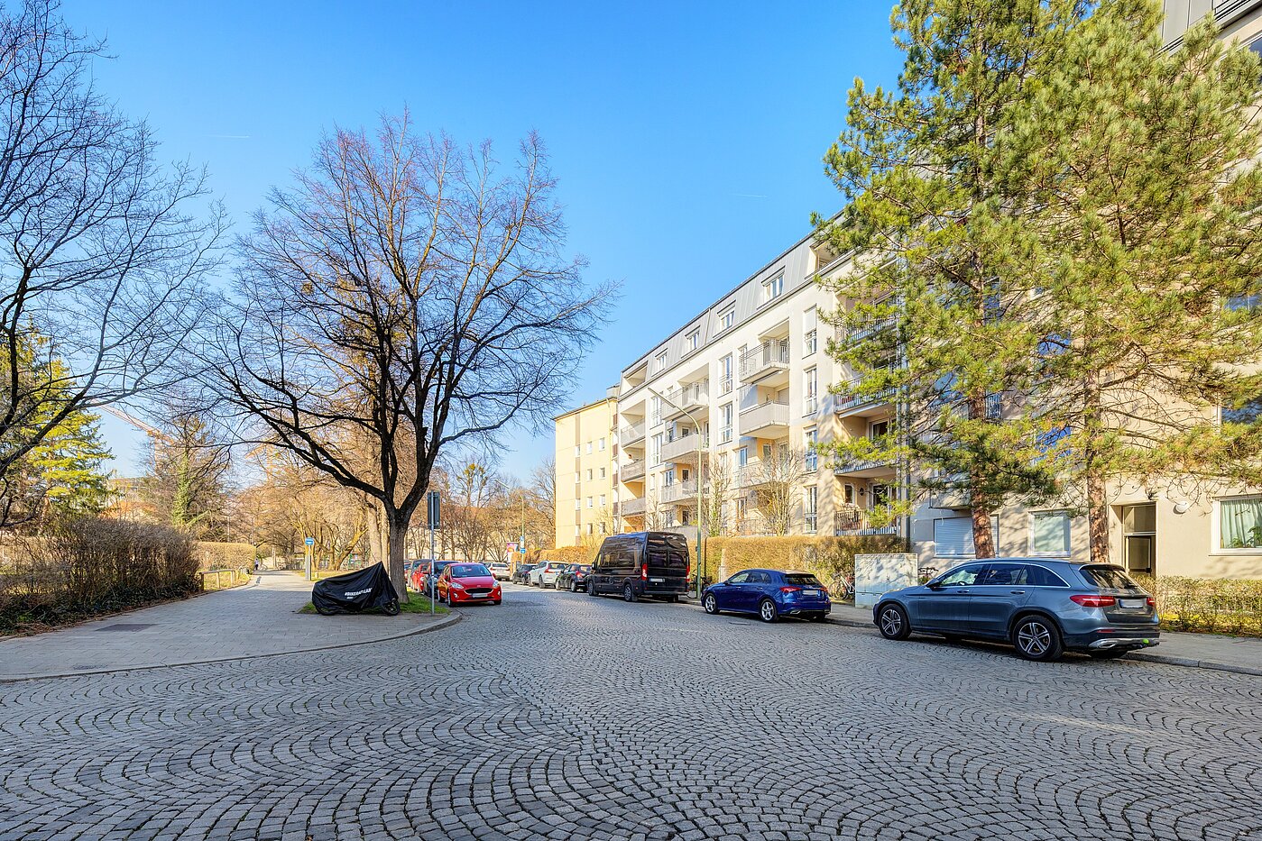 Apartment 部屋数 1 部屋 | München-Schwabing | 70200 | Ansicht von der Straße aus