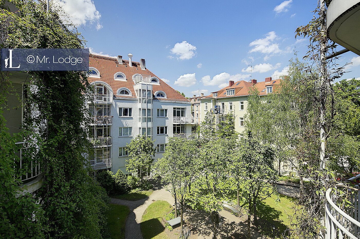 フラット 部屋数 2 部屋 | München-Lehel | 1605ML6 | Begrünter Innenhof