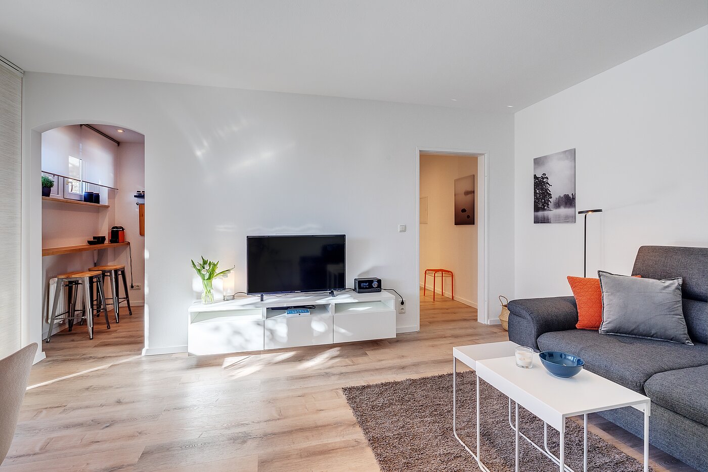 フラット 部屋数 2 部屋 | München-Moosach | 70462 | Wohnzimmer