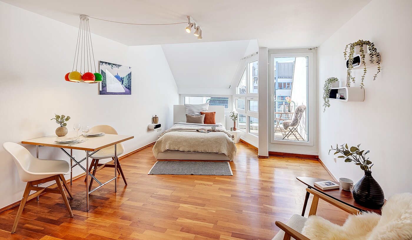 フラット 部屋数 1 部屋 | München-Maxvorstadt | 70165